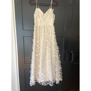Thirty Thirty LA Butterfly Lace Back Special Occassion Dress Sz M